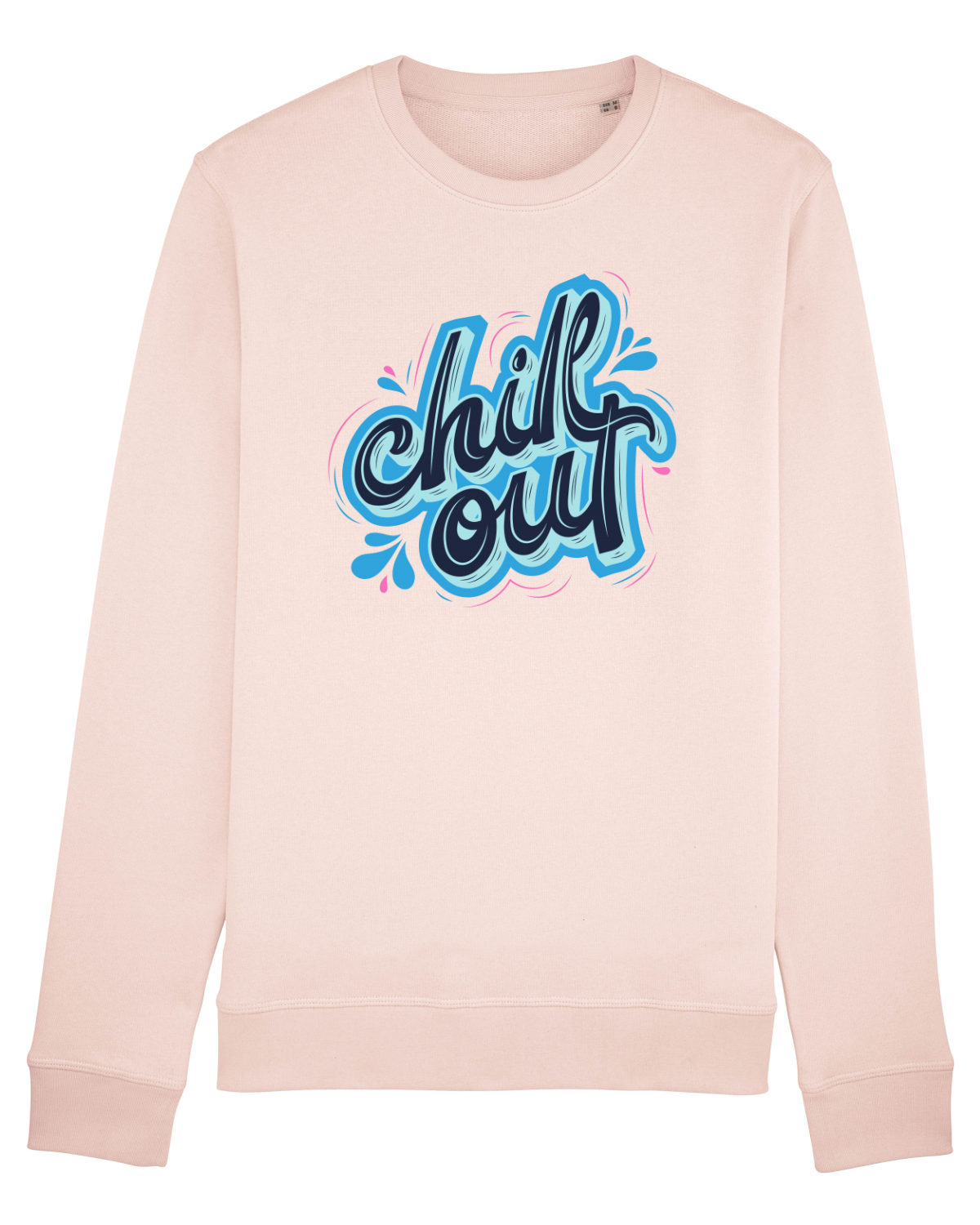Bluză mânecă lungă Unisex Rise Candy Pink