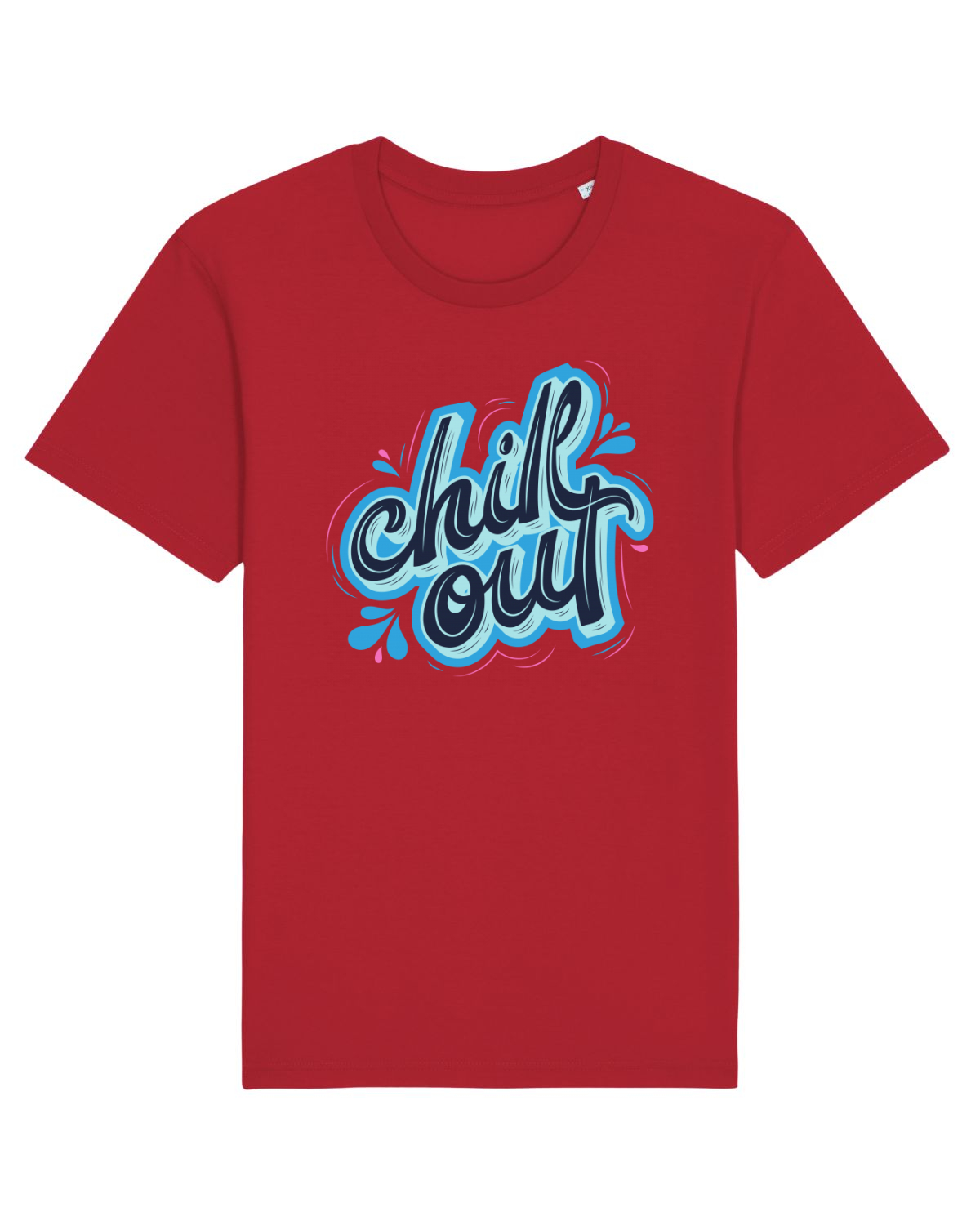 Tricou mânecă scurtă Unisex Rocker Red