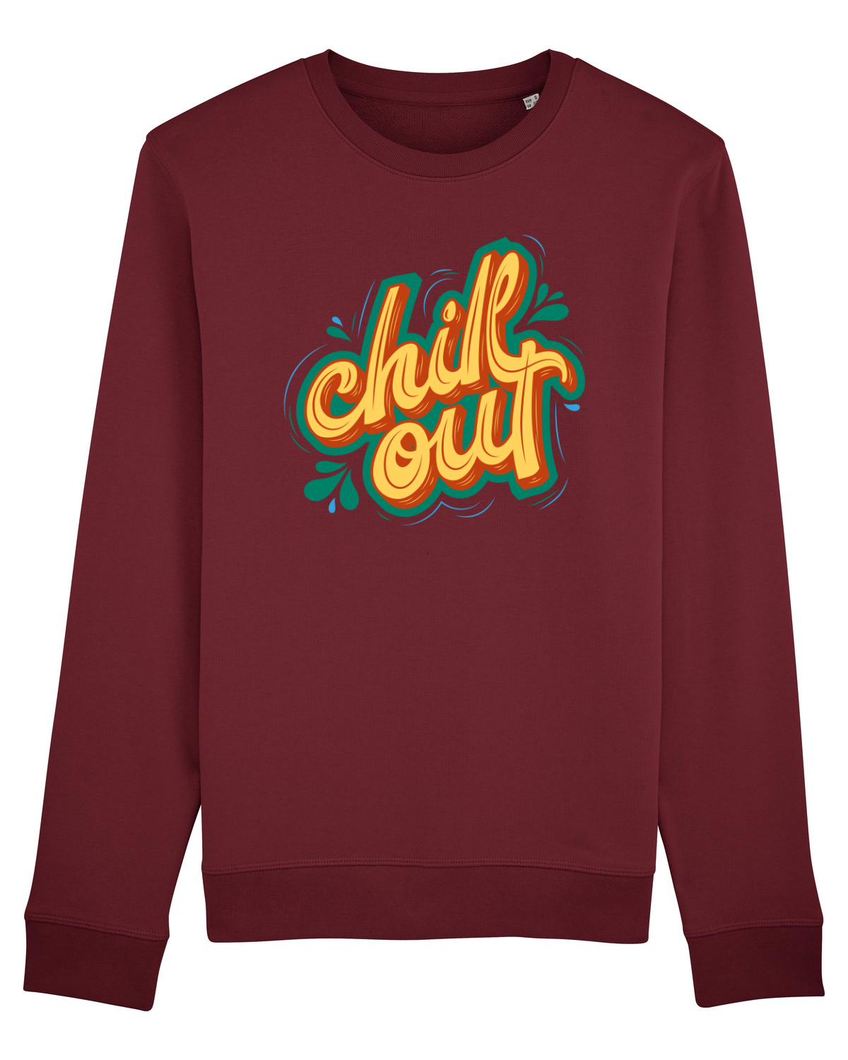 Bluză mânecă lungă Unisex Rise Burgundy