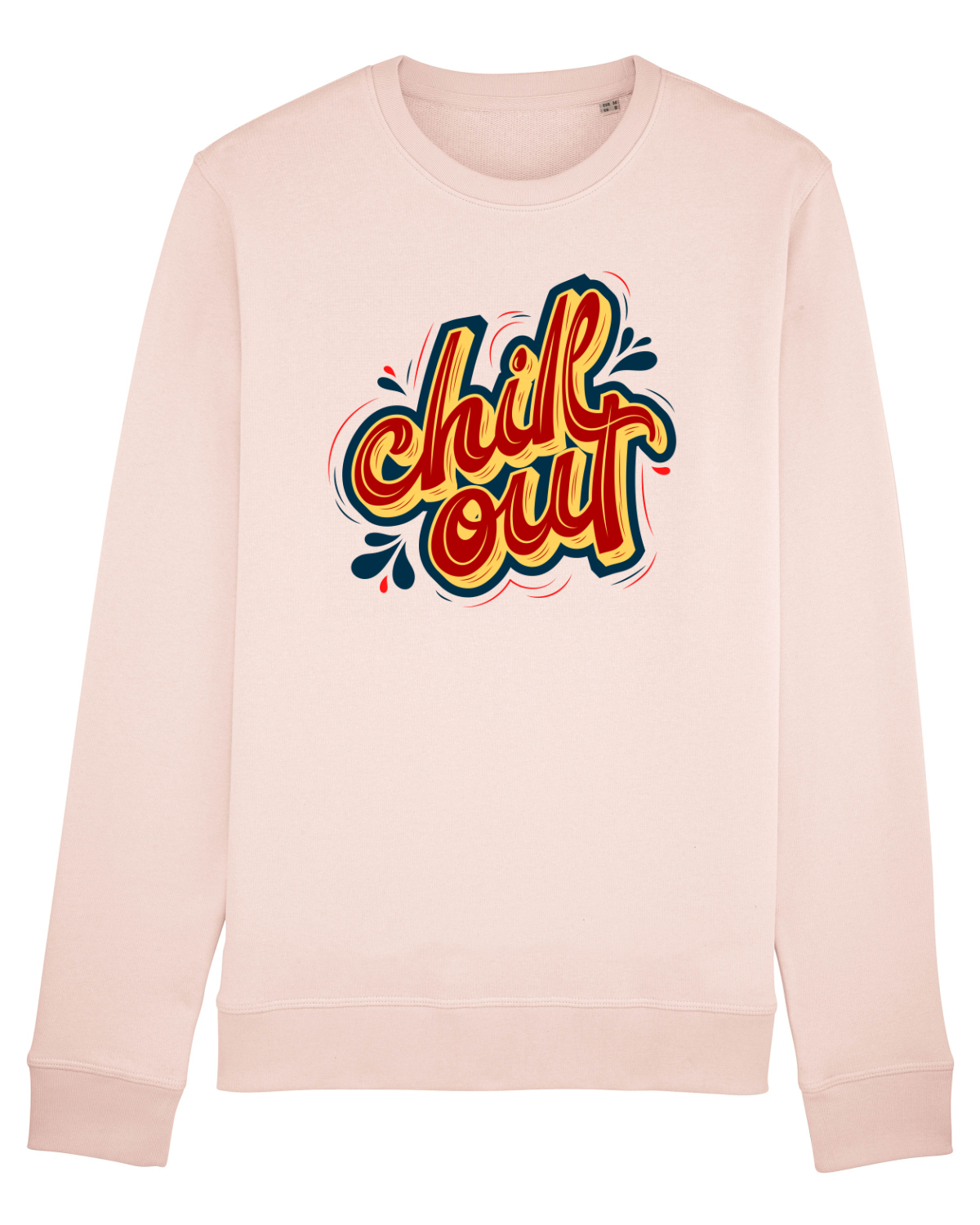 Bluză mânecă lungă Unisex Rise Candy Pink