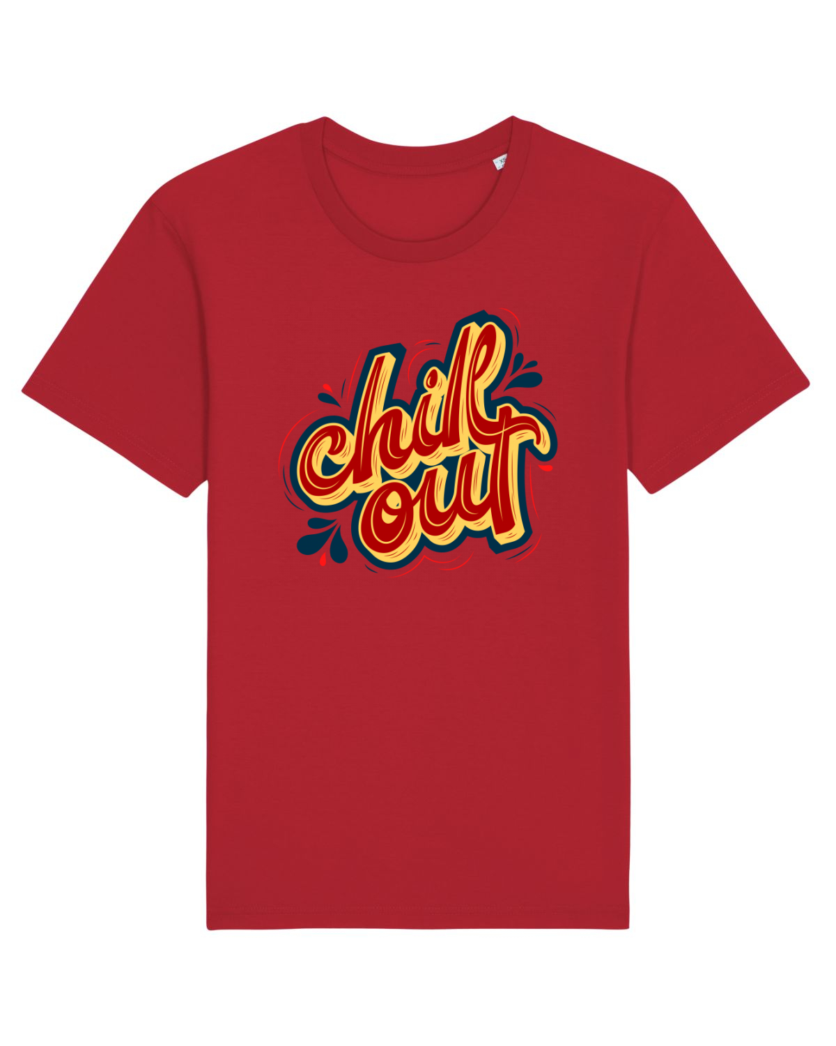 Tricou mânecă scurtă Unisex Rocker Red