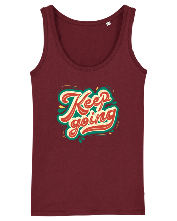 Keep Going Burgundy