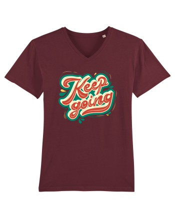 Keep Going Burgundy