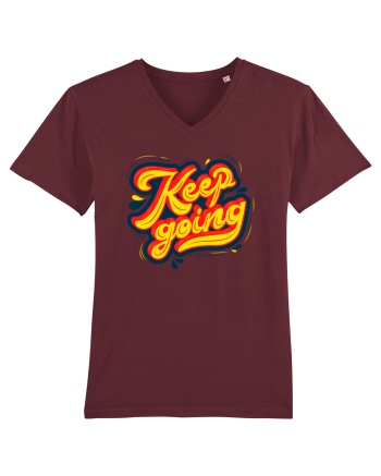 Keep Going Burgundy