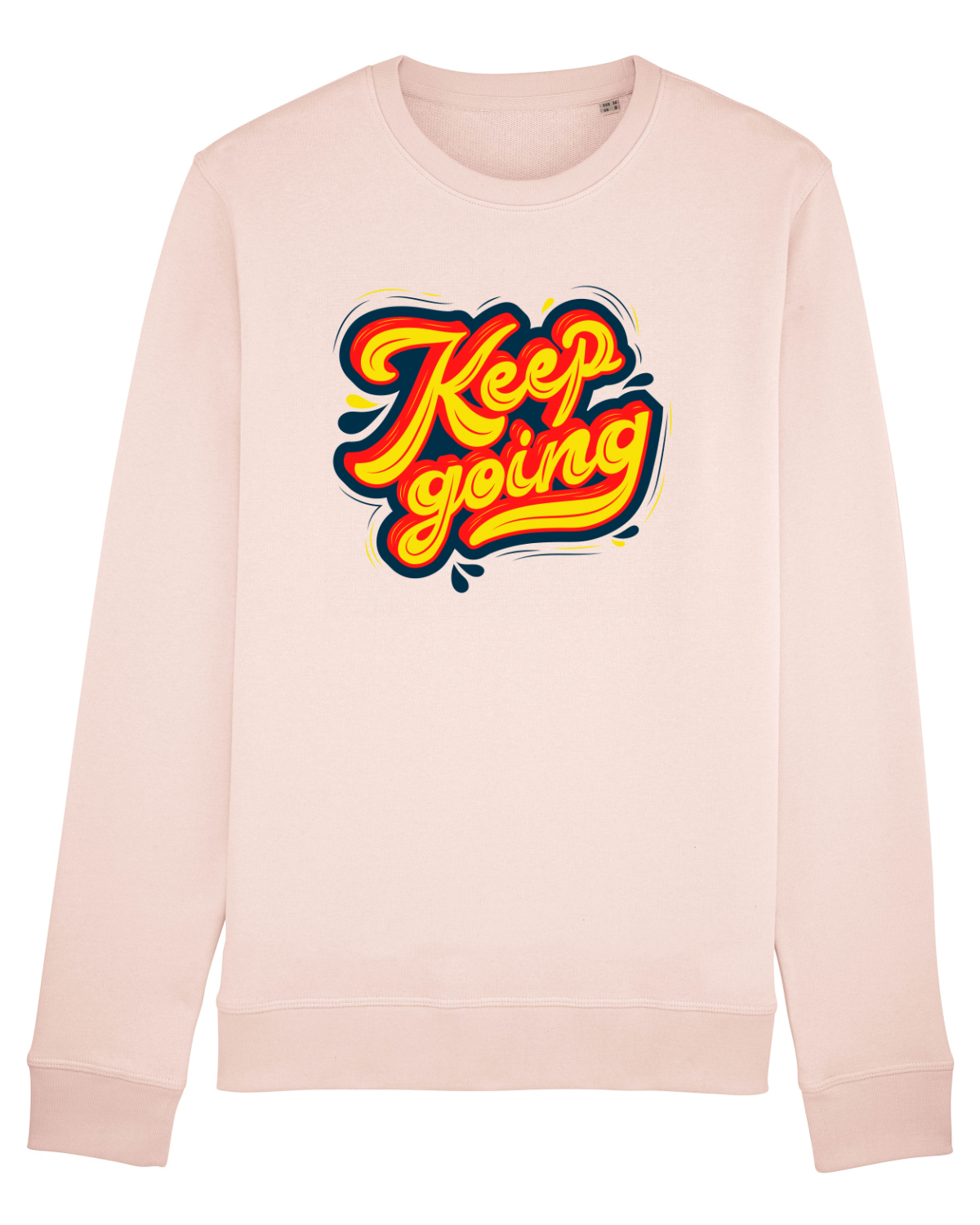 Bluză mânecă lungă Unisex Rise Candy Pink