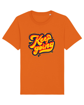 Keep Going Bright Orange