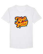 Keep Going Tricou mânecă scurtă guler larg Bărbat Skater