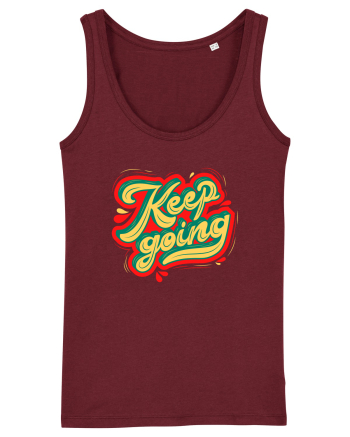 Keep Going Burgundy