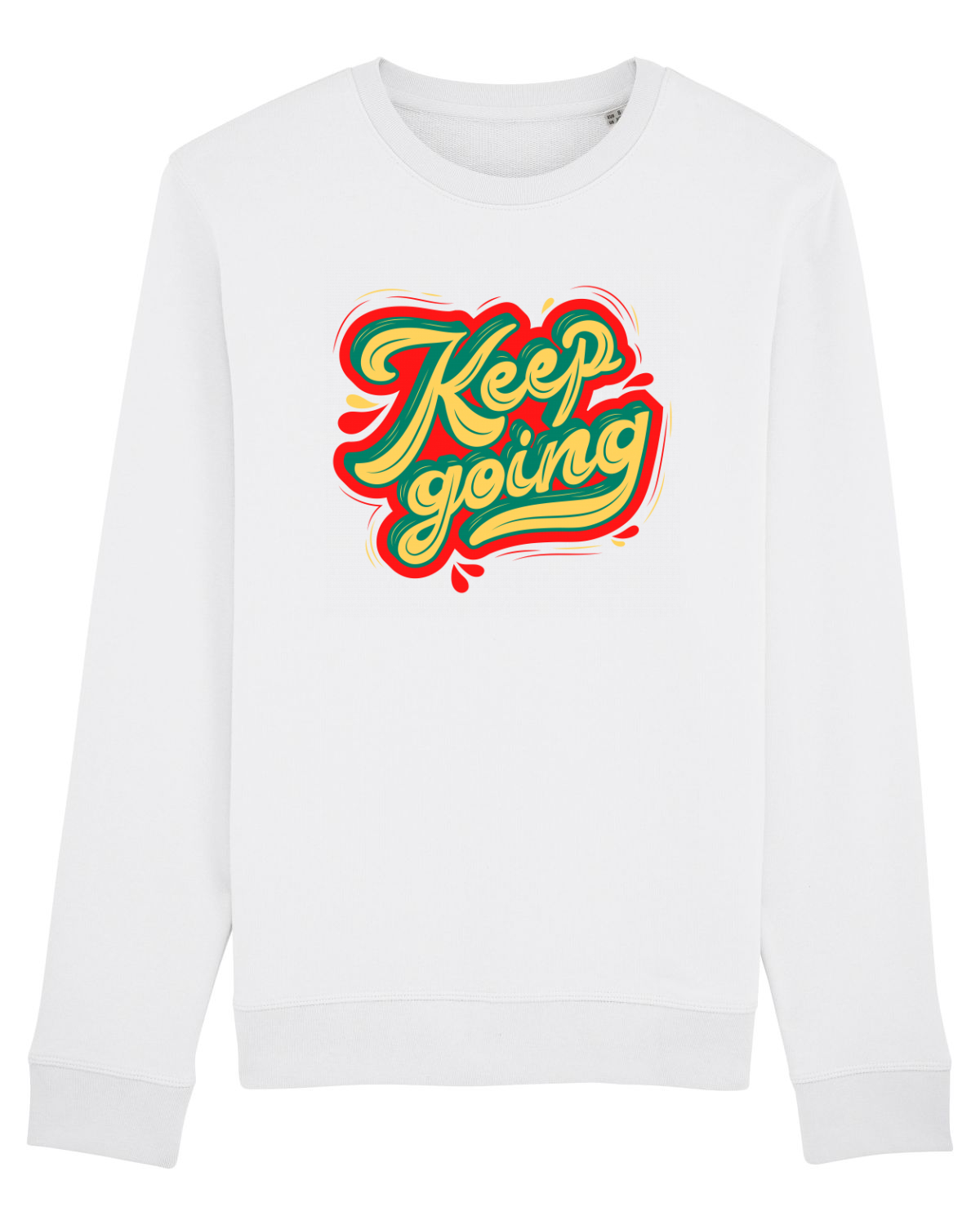 Bluză mânecă lungă Unisex Rise White