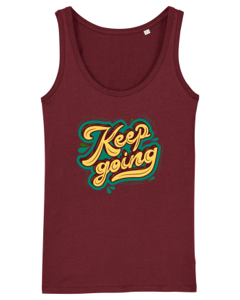 Keep Going Burgundy