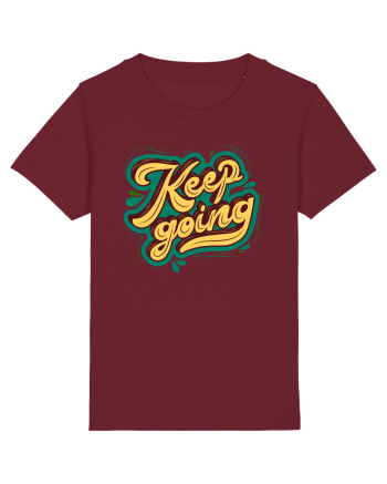 Keep Going Burgundy
