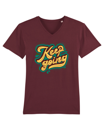 Keep Going Burgundy