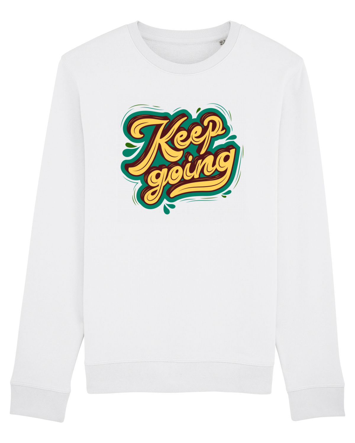 Bluză mânecă lungă Unisex Rise White
