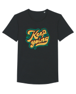 Keep Going Tricou mânecă scurtă guler larg Bărbat Skater