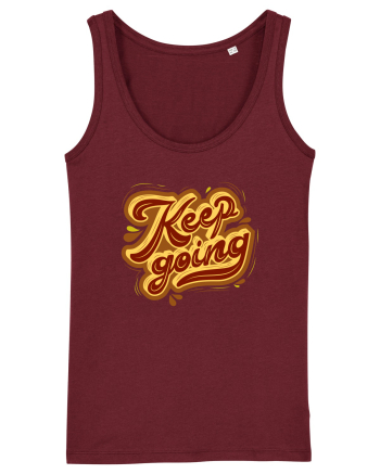 Keep Going Burgundy