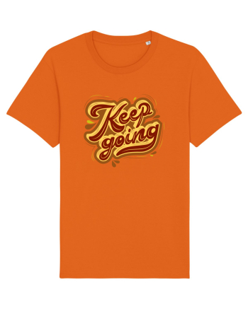 Keep Going Bright Orange
