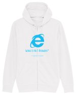 Internet Explorer - World No 1 Browser Hanorac cu fermoar Unisex Connector