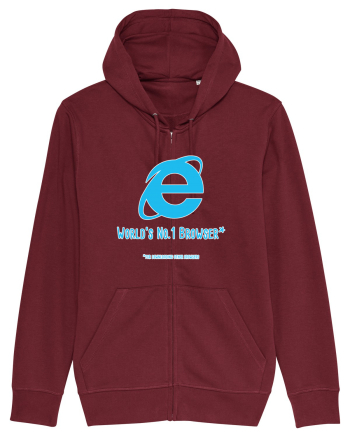 Internet Explorer - World No 1 Browser Burgundy