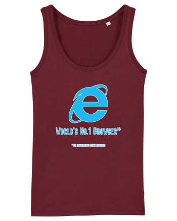 Internet Explorer - World No 1 Browser Burgundy