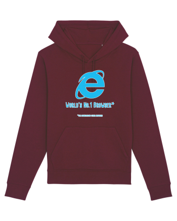 Internet Explorer - World No 1 Browser Burgundy
