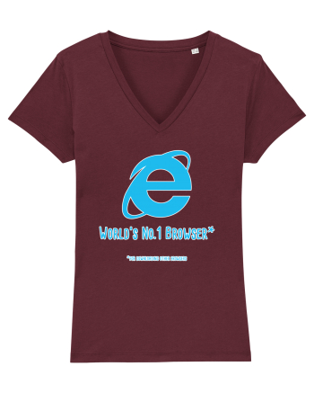 Internet Explorer - World No 1 Browser Burgundy