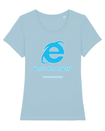 Internet Explorer - World No 1 Browser Sky Blue