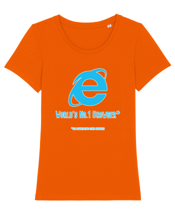Internet Explorer - World No 1 Browser Bright Orange