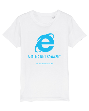 Internet Explorer - World No 1 Browser White
