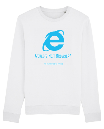 Internet Explorer - World No 1 Browser White