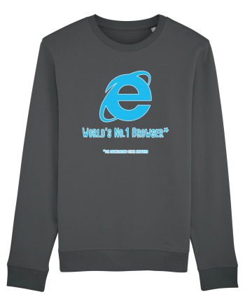 Internet Explorer - World No 1 Browser Anthracite