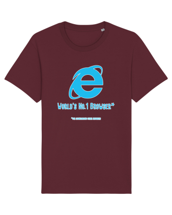 Internet Explorer - World No 1 Browser Burgundy
