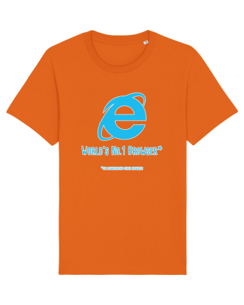 Internet Explorer - World No 1 Browser Bright Orange