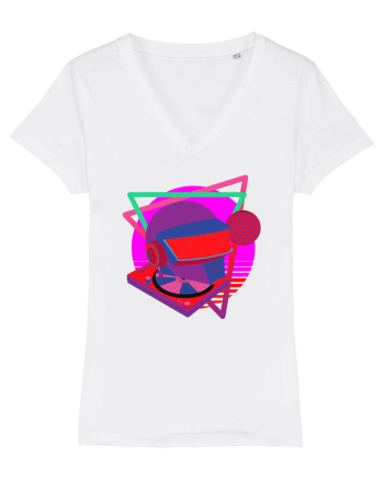 80'S Cyberpunk Dj White