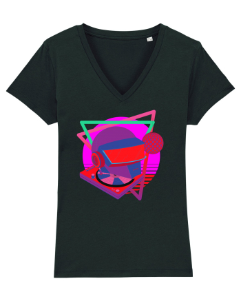 80'S Cyberpunk Dj Black