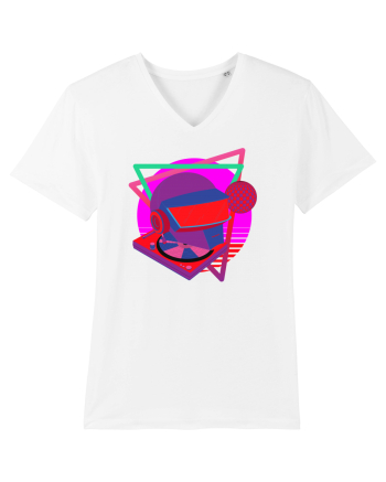 80'S Cyberpunk Dj White