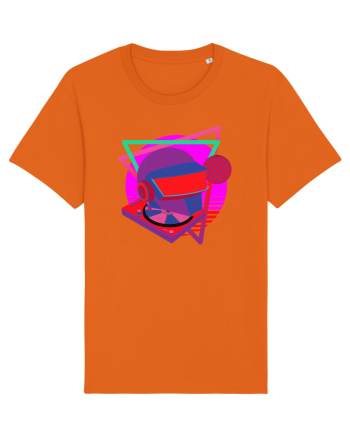 80'S Cyberpunk Dj Bright Orange