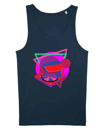 80'S Cyberpunk Dj Navy