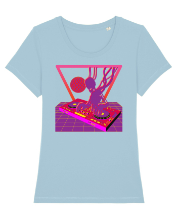 80'S Cyberpunk Dj Sky Blue