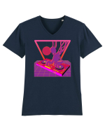 80'S Cyberpunk Dj Tricou mânecă scurtă guler V Bărbat Presenter