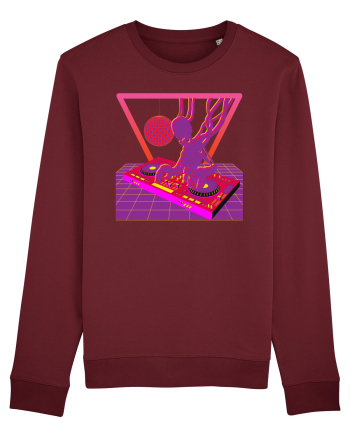 80'S Cyberpunk Dj Burgundy