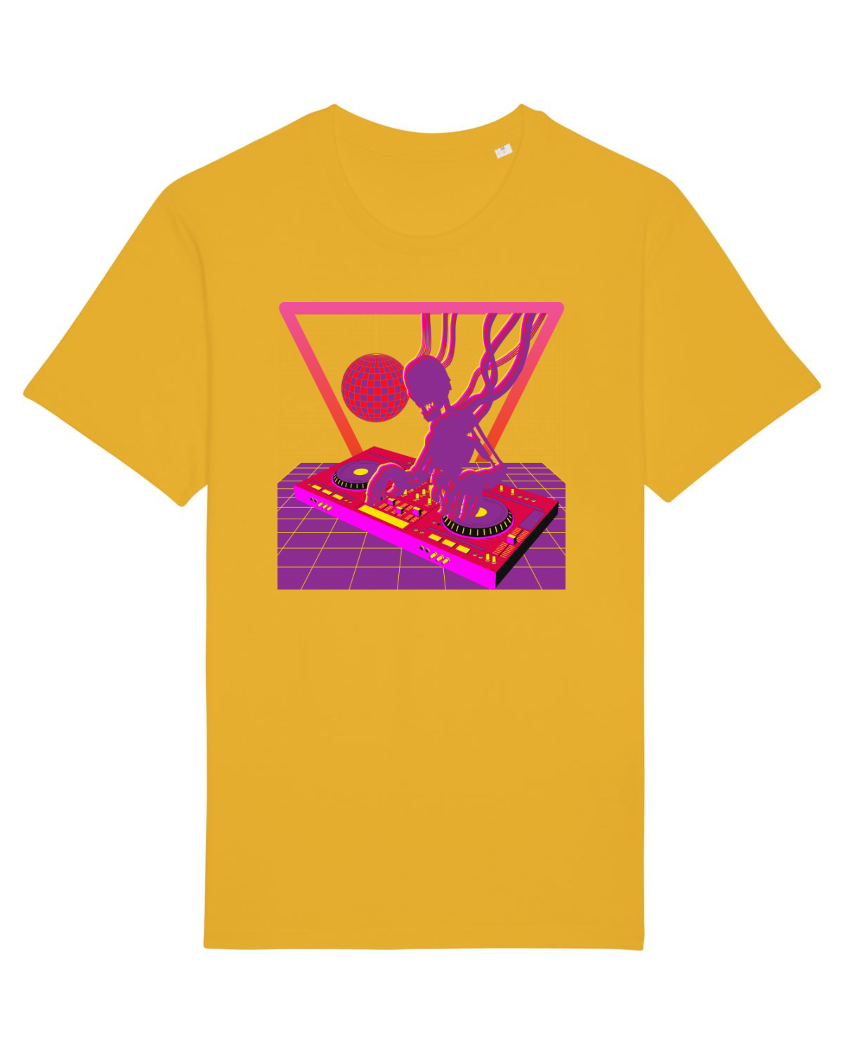 Tricou mânecă scurtă Unisex Rocker Spectra Yellow