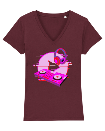 80'S Cyberpunk Dj Burgundy