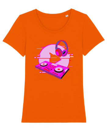 80'S Cyberpunk Dj Bright Orange
