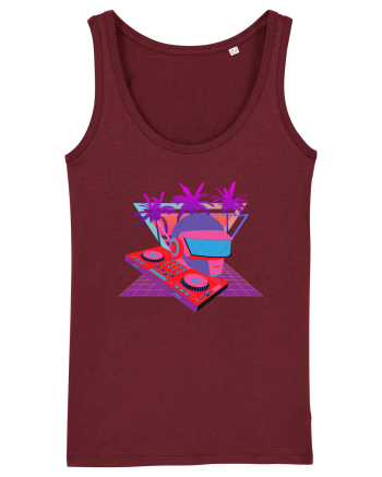 80'S Cyberpunk Dj Burgundy
