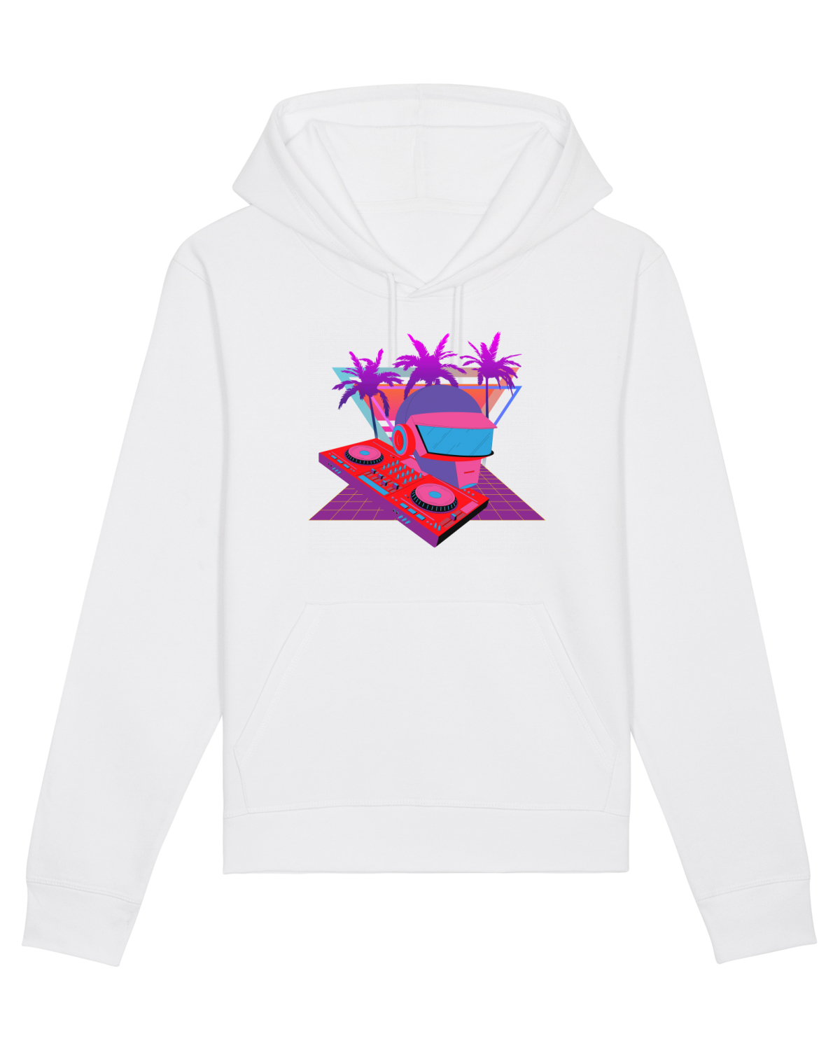 Hanorac Unisex Drummer White