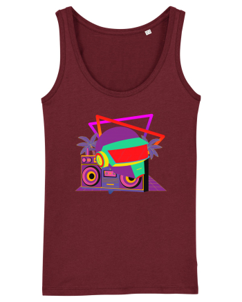 80'S Cyberpunk Dj Burgundy