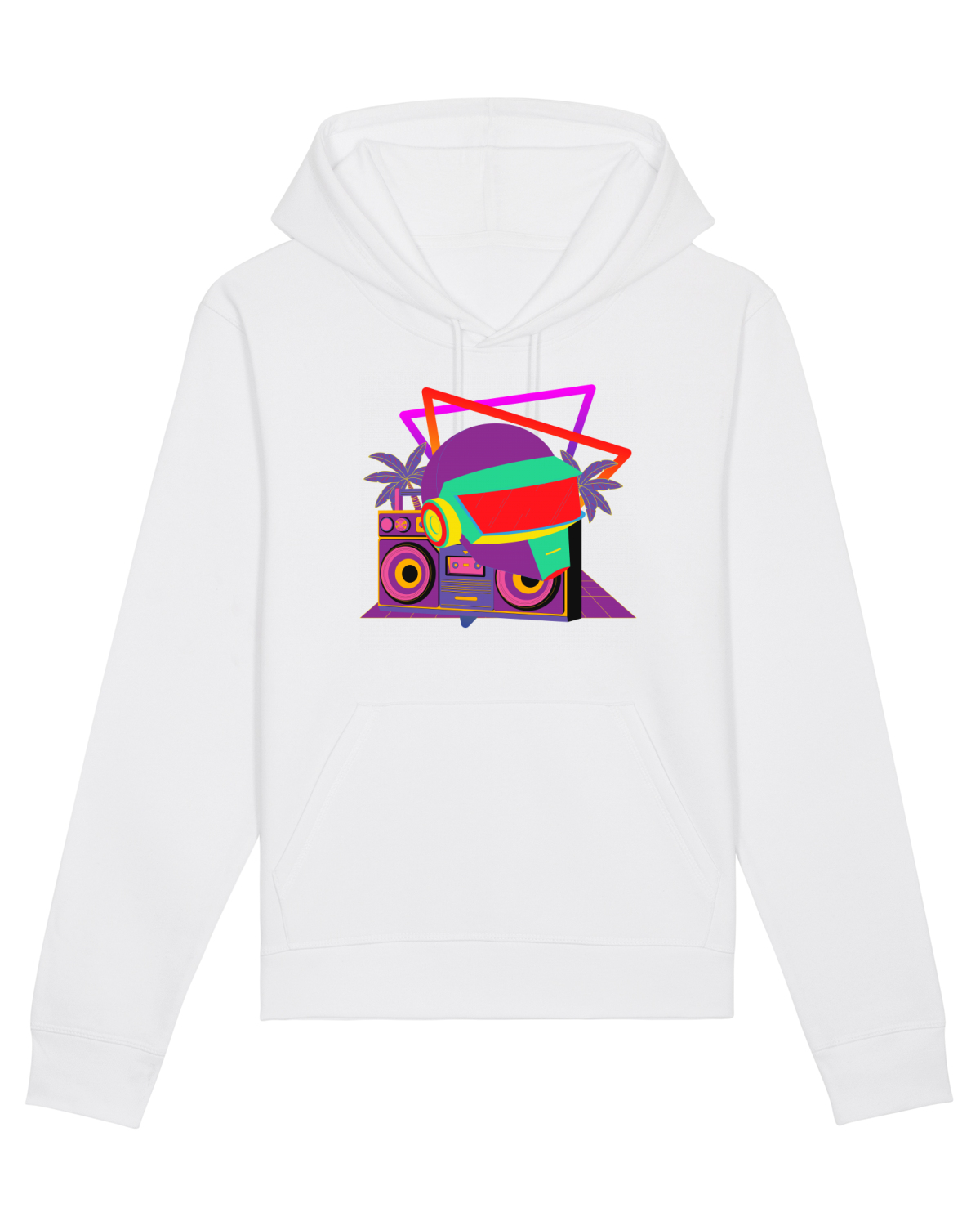 Hanorac Unisex Drummer White