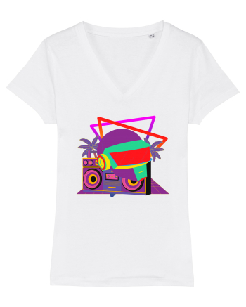 80'S Cyberpunk Dj White