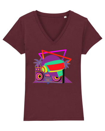 80'S Cyberpunk Dj Burgundy