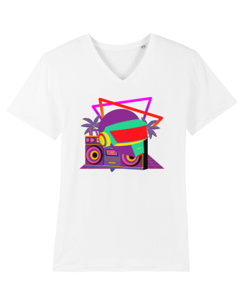 80'S Cyberpunk Dj White